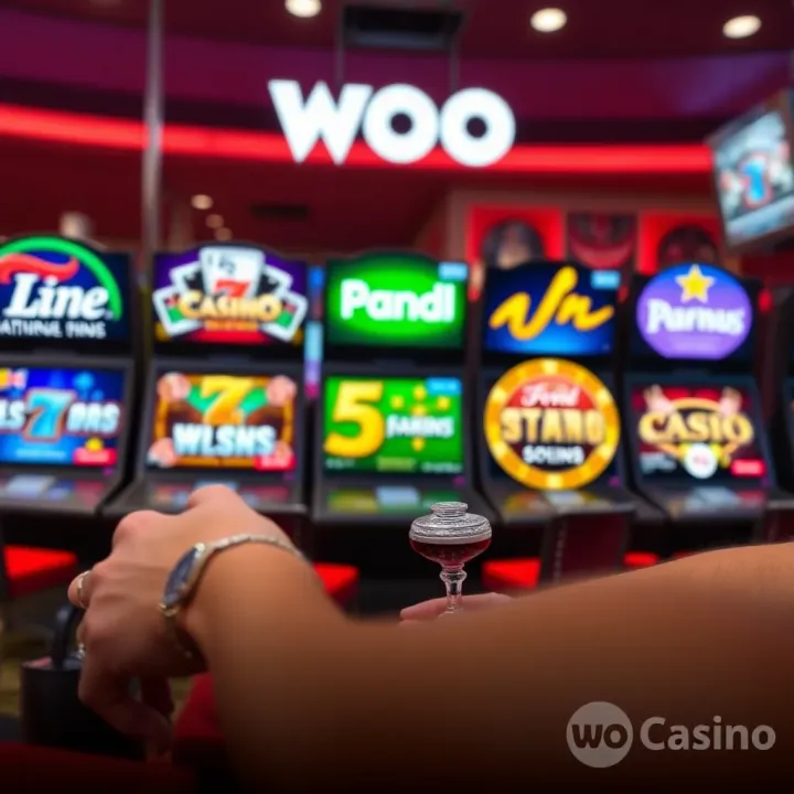 A selection of popular online casino games with Australian dollar symbols and payment icons