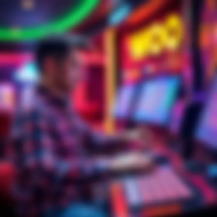 Australian player making a smooth deposit using Neosurf at an online casino interface