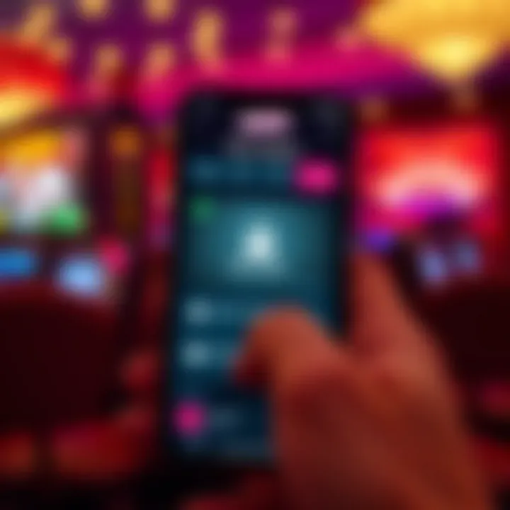 User interface of Woo Casino mobile platform showing smooth navigation and secure payment options