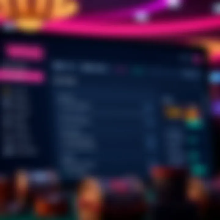 Dashboard view of Woo Casino showing profile settings and security options