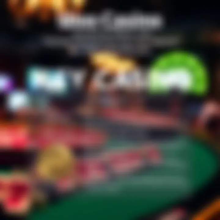 Graphic showing key terms and tips for maximizing free casino play benefits