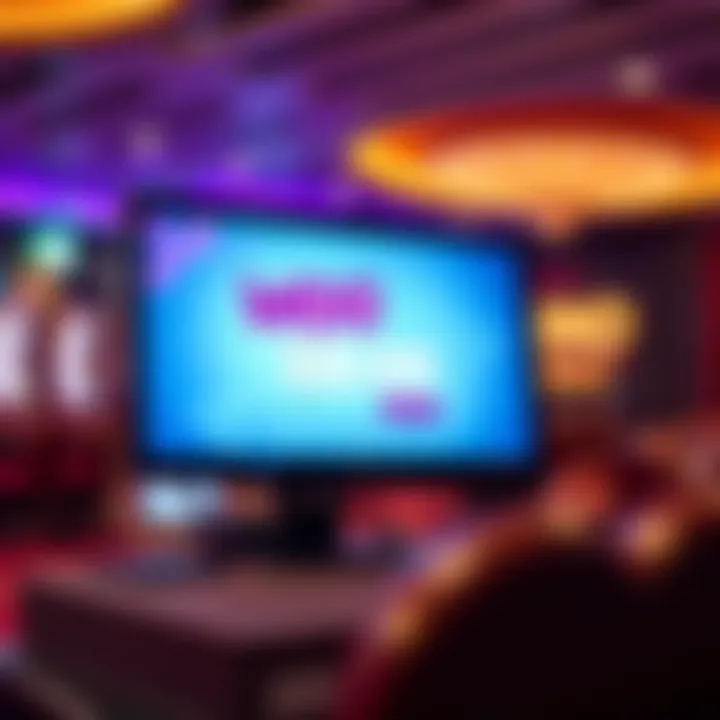 Screen displaying Woo Casino login portal with username and password fields