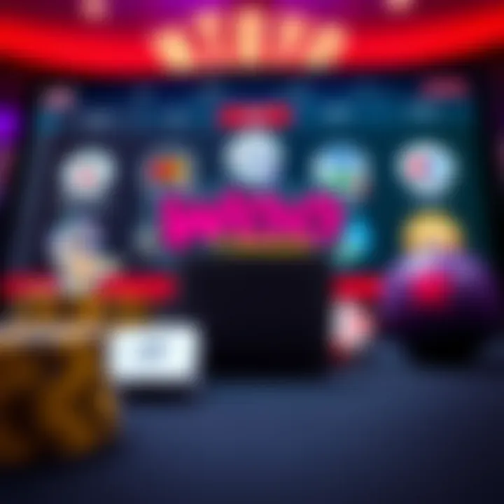 Digital wallet and payment icons representing different payment methods accepted at an online casino for Australian players