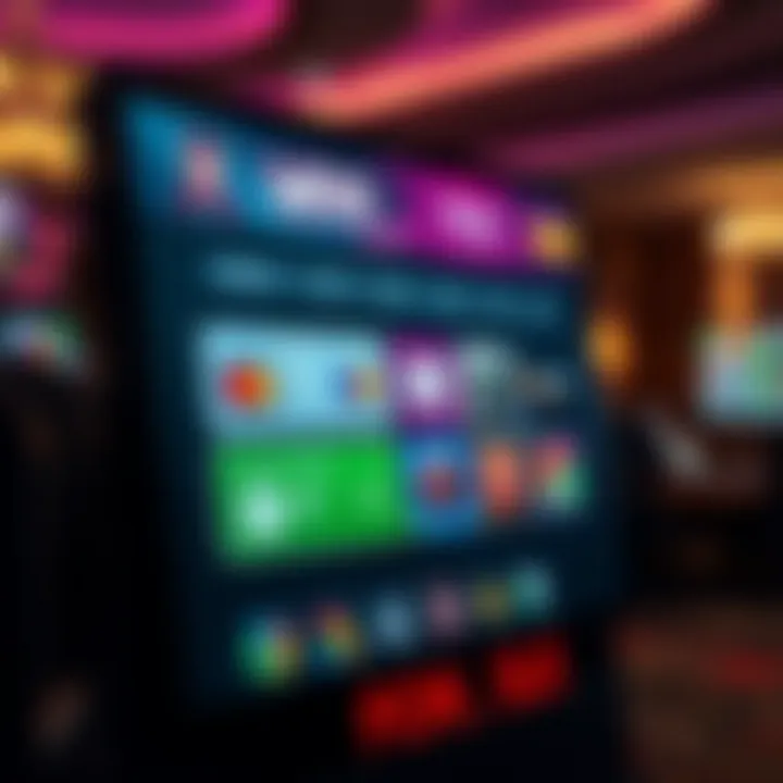 Secure payment methods and bonus offers displayed on a digital casino platform