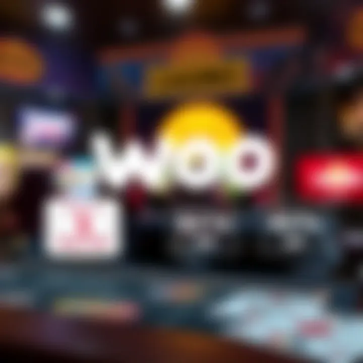 Illustration showing various types of promo codes and discounts available at Woo Casino