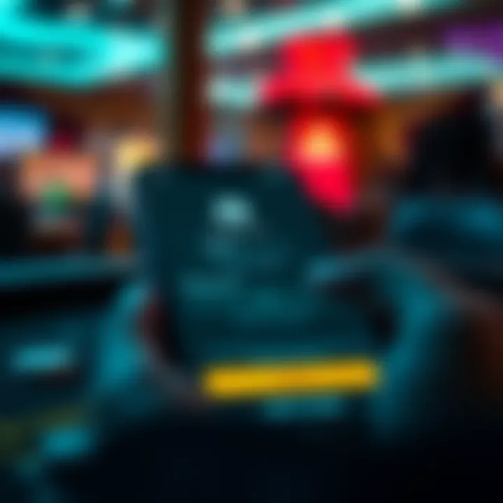 Illustration of mobile device showing secure login and privacy settings for gaming app