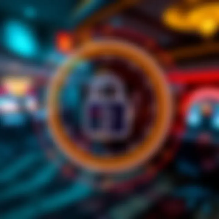 Secure digital lock symbol emphasizing advanced safety features on an online gambling platform