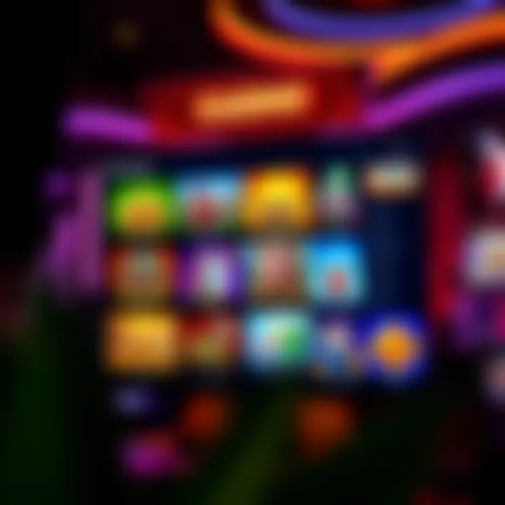 Overview of Game Selection at Woo Casino Colorful online casino interface showing diverse game options available at Woo Casino