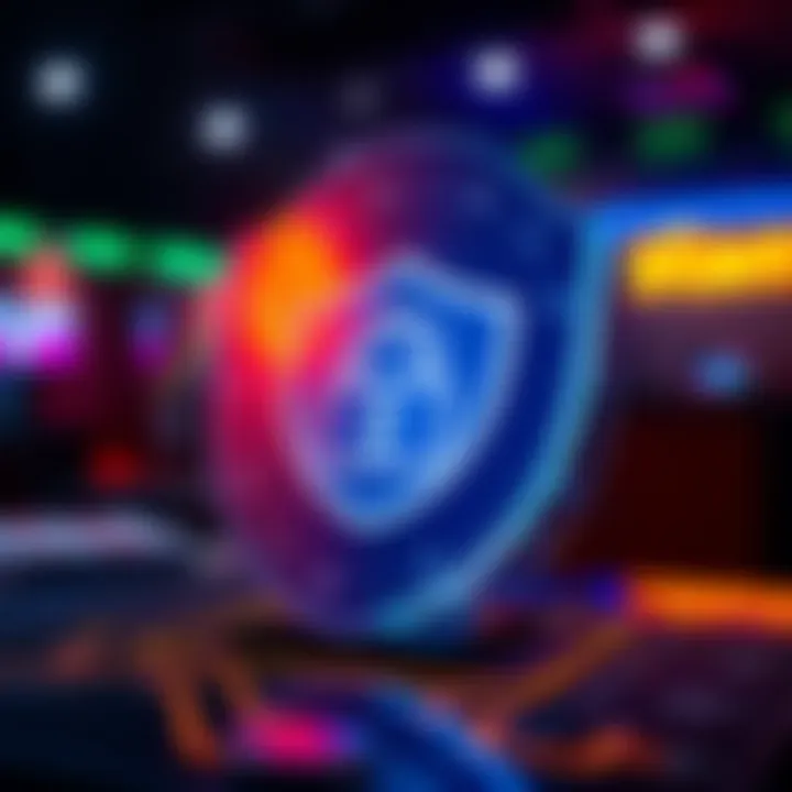 Secure shield protecting personal data on a digital device to prevent spam and phishing attempts