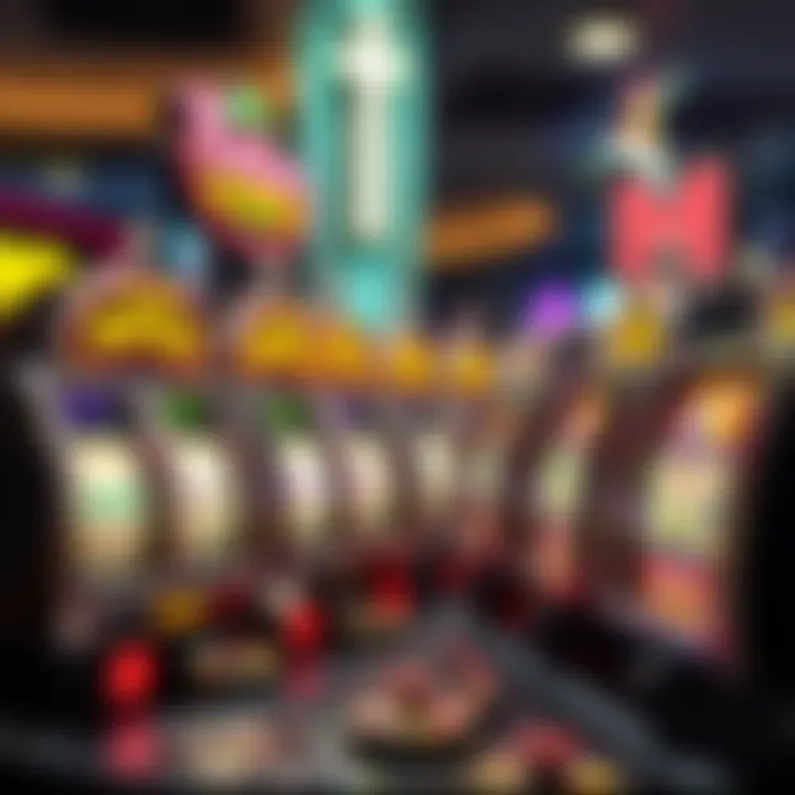 Classic pokies machine with spinning reels and colorful symbols