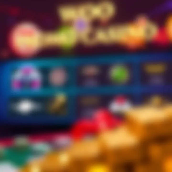 Visual representation of various casino bonuses such as free spins and cashback offers