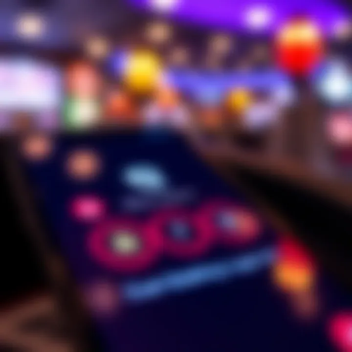 Close-up of smartphone showing secure login screen of Woo Casino app with security icons