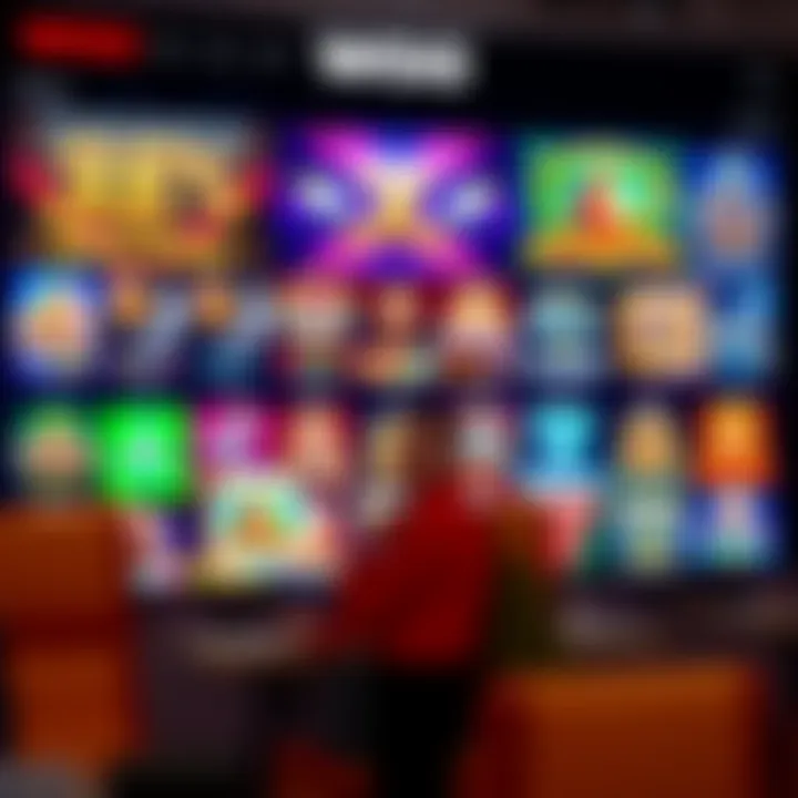 Interface showcasing a variety of casino games available at Woo Casino