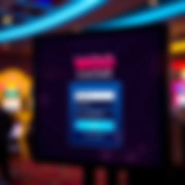 Secure login screen for Woo Casino Australia with password entry