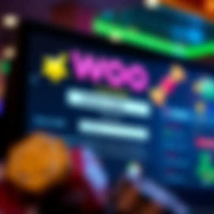 Illustration of a digital casino interface showing bonus code entry and reward details