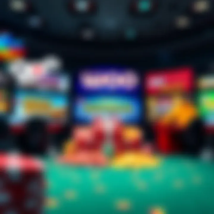 Illustration of various casino bonus codes with Australian theme