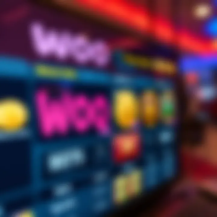 Graphic showing various casino tokens and bonus codes on a digital screen