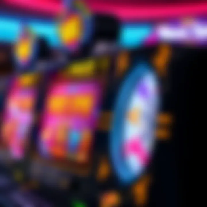 Illustration of a digital casino slot machine highlighting free spin rewards
