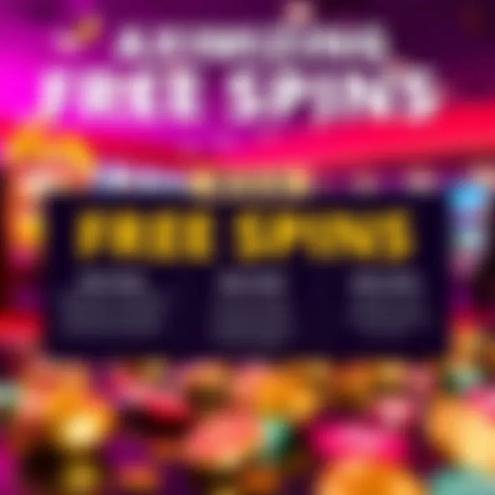 Graphic displaying the benefits of free spins with tips for maximizing casino rewards