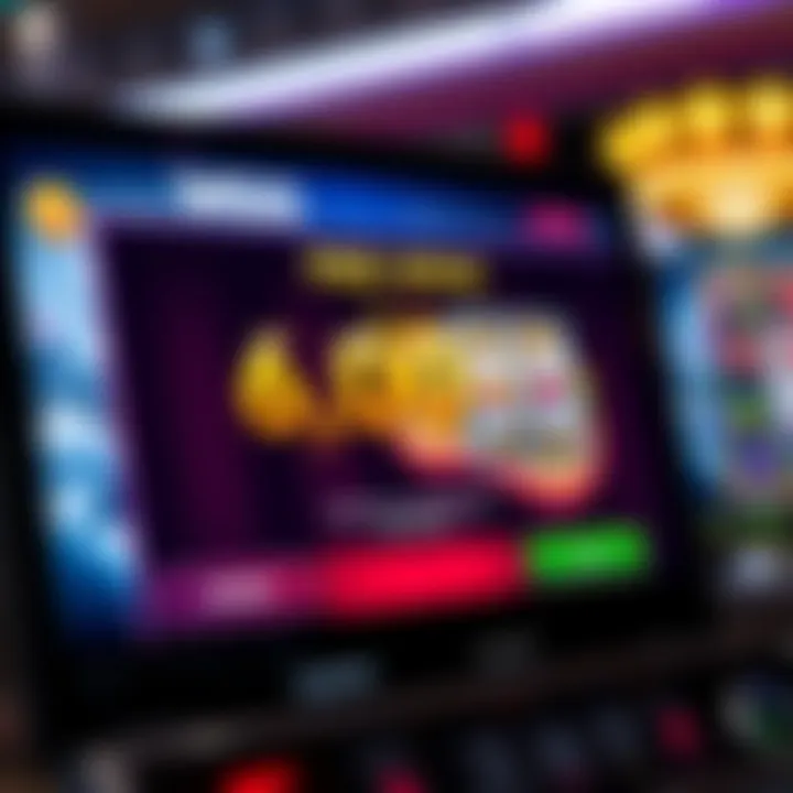 Graphic showing free spins counter and bonus activation on an online casino interface