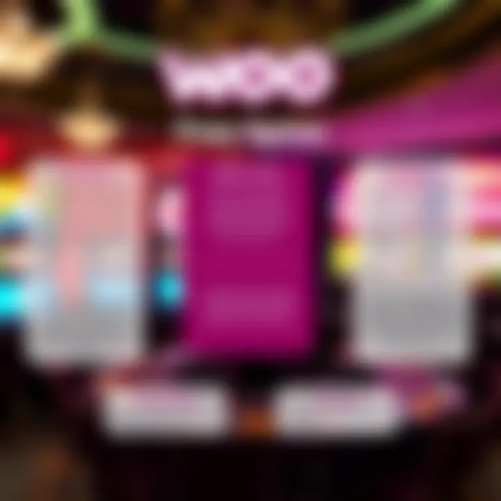 Overview of Free Spins Terms and Conditions at Woo Casino Diagram illustrating key terms and conditions for using free spins at an online casino