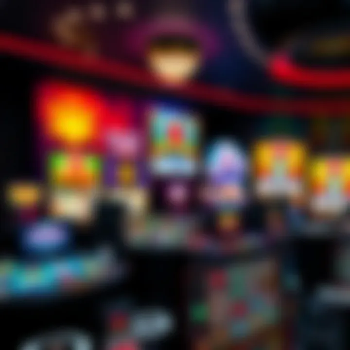 Collection of diverse casino games including slots and table games on Woo Casino platform