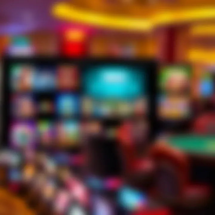 User interface showcasing Woo Casino's variety of slot games and table games