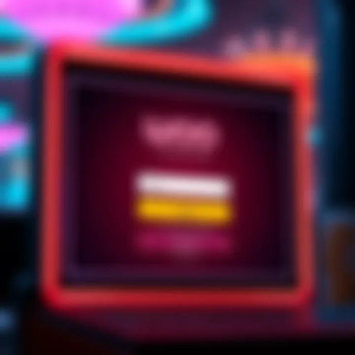 Secure login screen displaying Woo Casino account access interface