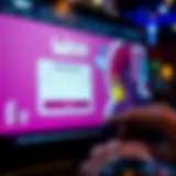 User entering login credentials on Woo Casino website with secure connection indication