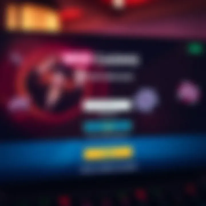 User interface showcasing the Woo Casino login screen with secure password entry