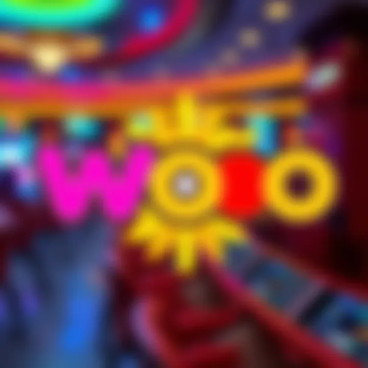 Vibrant logo of Woo Casino featuring dynamic colors and modern typography representing the brand's energetic identity