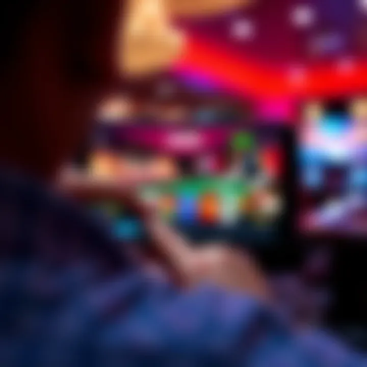 Mobile device showcasing smooth and user-friendly casino gameplay interface