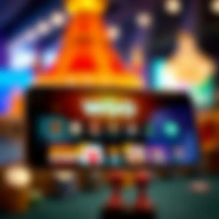 Mobile phone showcasing the Woo Casino app interface with game options