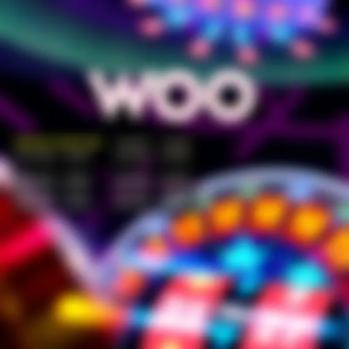 Graphic displaying bonus codes and spinning casino reels with vibrant light effects
