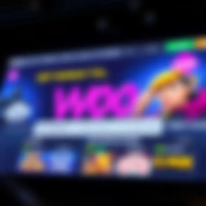 Claiming No Deposit Bonus Codes on Woo Casino Graphic showing bonus codes and a casino interface highlighting no deposit offers