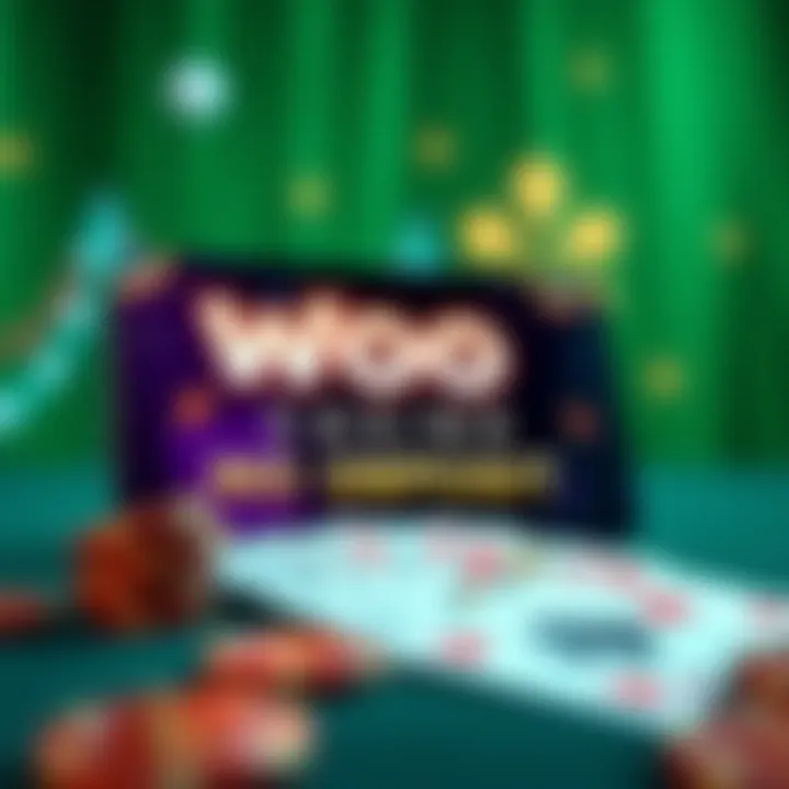 Illustration of online casino bonus offer with digital coins and playing cards