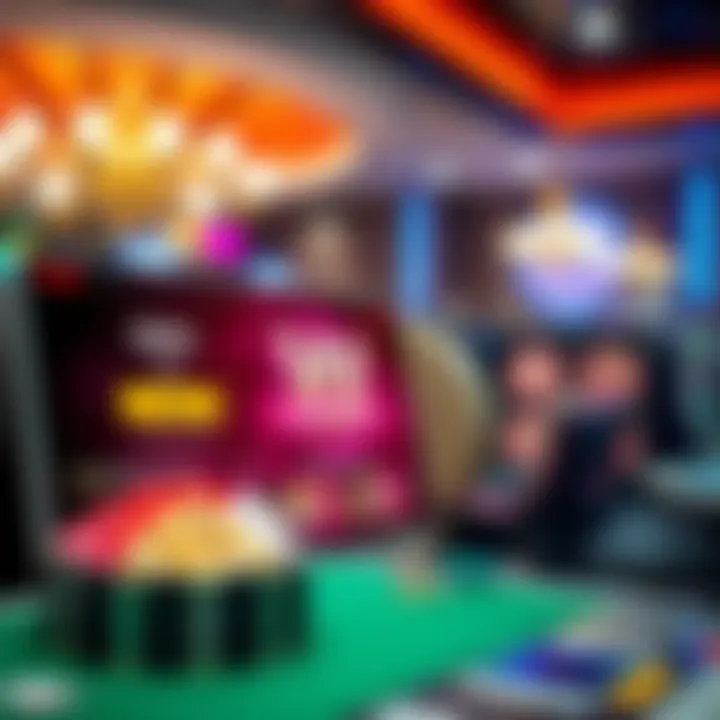 Overview of No Deposit Bonuses at Woo Casino Illustration showing digital casino rewards and bonuses available to existing players