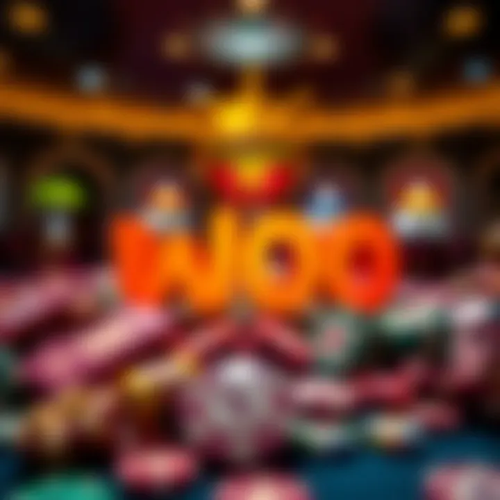 Benefits of Using Woo Casino Promo Codes Colorful symbols representing various casino promotions and rewards