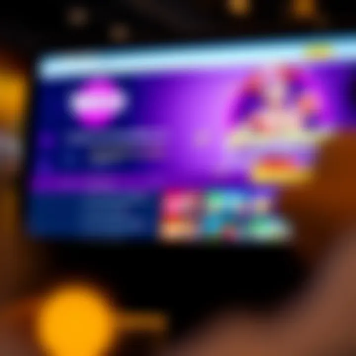 Illustration showing a computer screen displaying Woo Casino website with promo codes highlighted