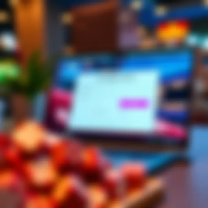 Illustration of a laptop screen displaying the Woo Casino registration page with clear input fields
