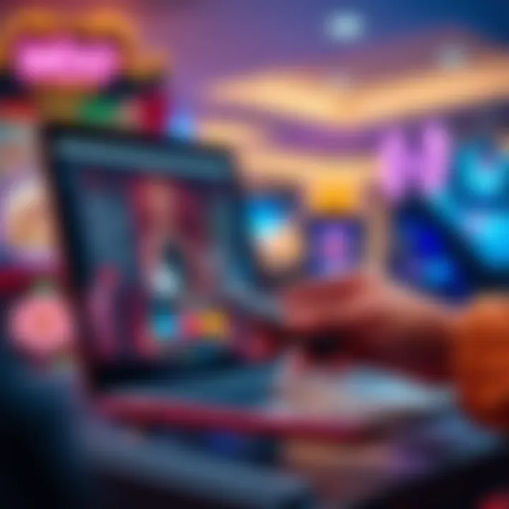 Secure online payment transaction on a casino website