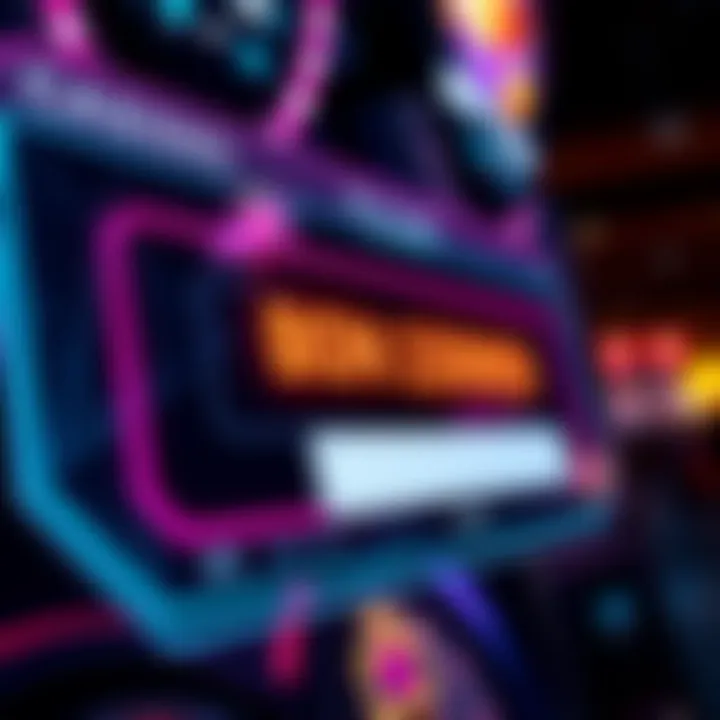 Digital interface displaying Woo Casino sign up bonus code input field with glowing effects