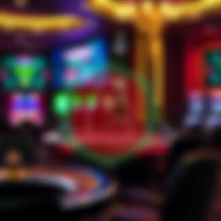 A secure digital environment illustrating data protection and safe online gambling through encrypted connections