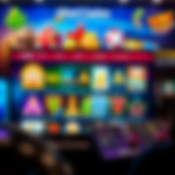 Colorful interface of Woo Play Casino showcasing a variety of online slot games