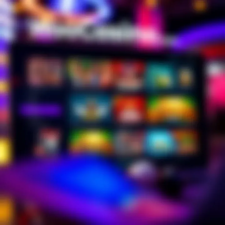 User interface of WooCasino.com showing various game categories and options for Australian players