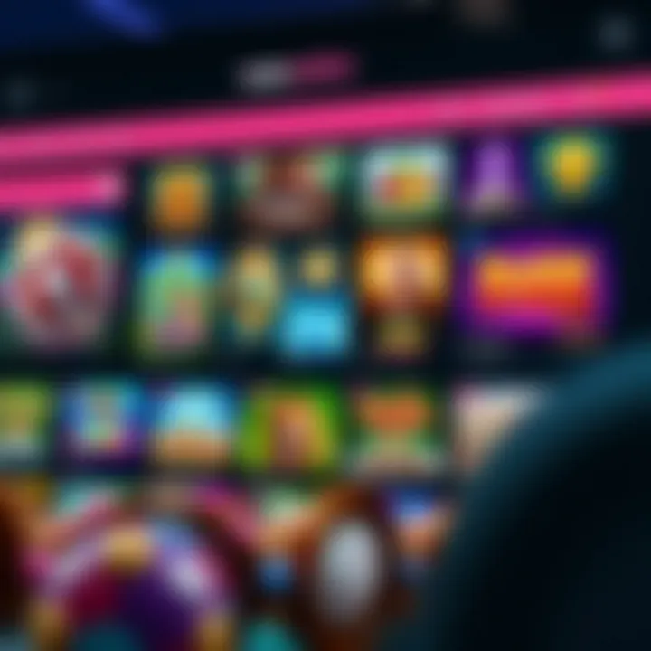 User interface showcasing various casino games available on Woocasino 3 platform