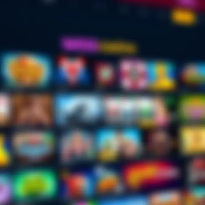 Collection of casino game thumbnails highlighting diverse options available on Woocasino
