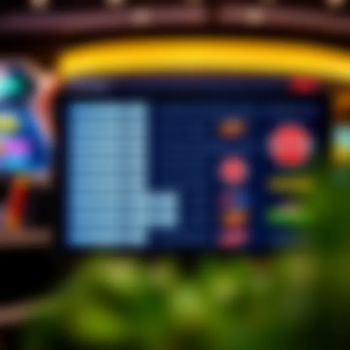 Overview of WooCasino No Deposit Bonus Codes Illustration showing various online casino bonus codes displayed on a digital screen