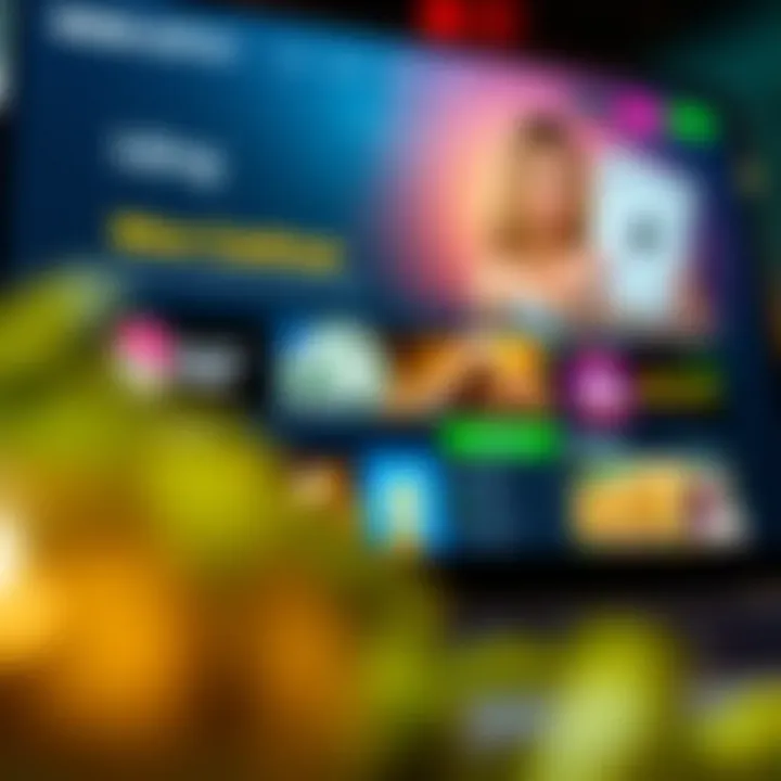 Screenshot of Woocasino homepage showcasing its vibrant layout and easy navigation