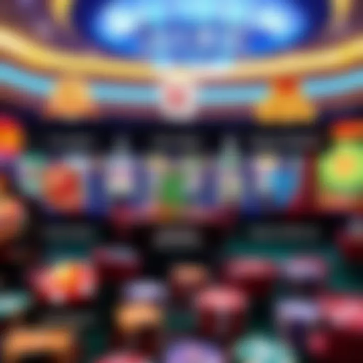Illustration showing various types of casino bonuses such as free spins and deposit matches